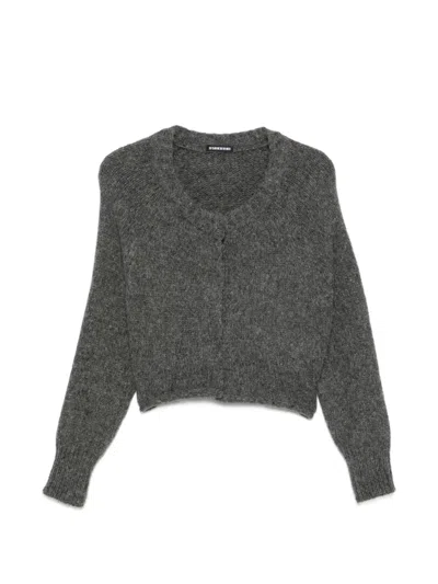 Susanne Bommer Raglan-sleeve Cropped Cardigan In Multi