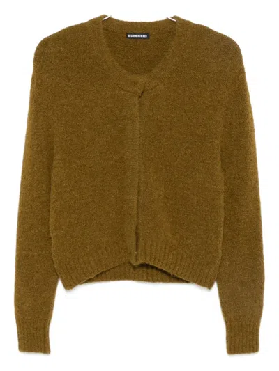 Susanne Bommer Round-neck Cardigan In Brown