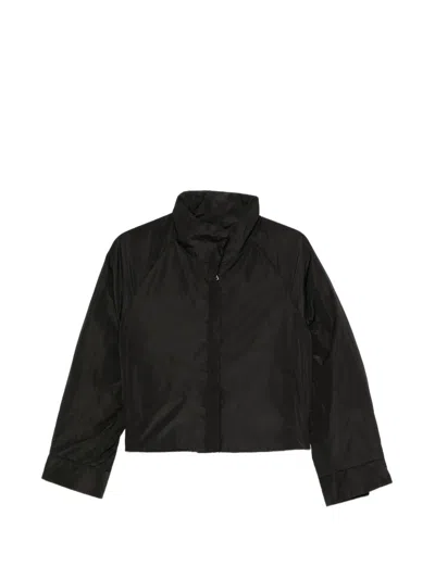 Susanne Bommer Gefütterte Jacke Mit Rüsche In Black