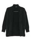 Susanne Bommer Cardigan Mit Schalkragen In Green