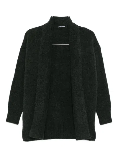 Susanne Bommer Cardigan Mit Schalkragen In Green