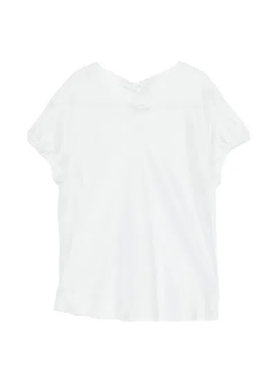 Susanne Bommer 반소매 블라우스 In White