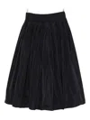 Susanne Bommer Elasticated-waist Midi Skirt In Blue