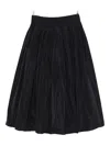 Susanne Bommer Elasticated-waist Midi Skirt In Black