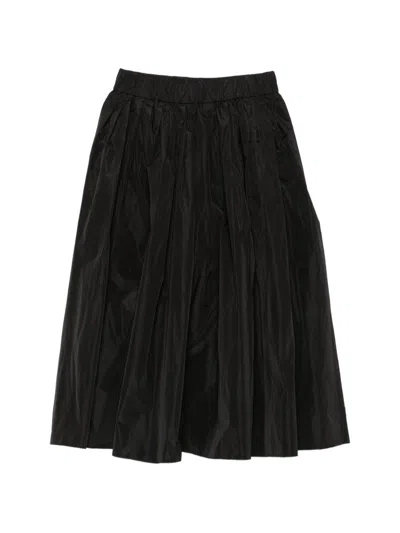 Susanne Bommer Taffetas Long Skirt In Black