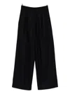 Susanne Bommer Pleat-detail Trousers In Blue