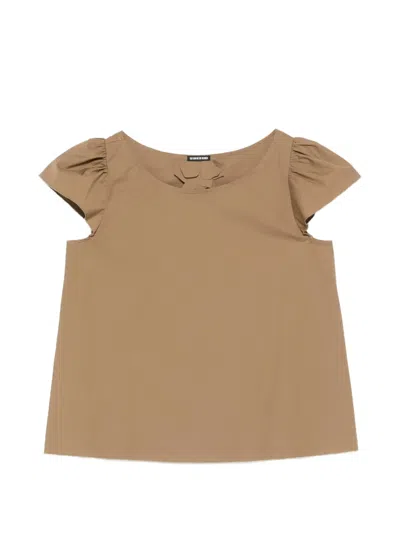 Susanne Bommer 트위티 블라우스 In Brown