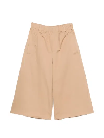 Susanne Bommer Wide-leg Pocket Trousers In Brown