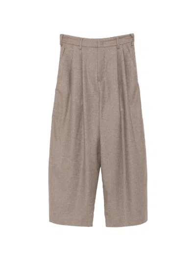 Susanne Bommer Wide-leg Trousers In Brown