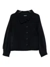 Susanne Bommer Single-breasted Cropped Jacket In Blue