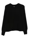 Susanne Bommer Wool Crewneck Sweater In Black