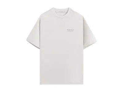 Pre-owned Sushi Club Men's  Uniform Locations Relaxed Tee Shirt In Cream