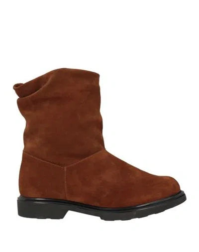 Susimoda Woman Ankle Boots Brown Size 9 Textile Fibers