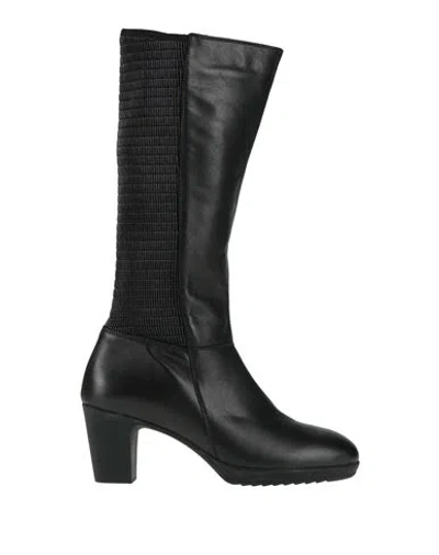 Susimoda Woman Boot Black Size 7 Leather