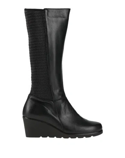 Susimoda Woman Boot Black Size 8 Leather