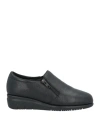 Susimoda Woman Loafers Black Size 6 Leather