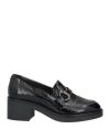 Susimoda Woman Loafers Black Size 7 Leather In Black
