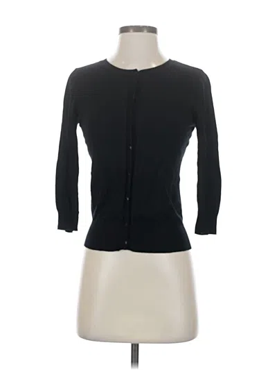 Pre-owned Susina Cardigan Sweater In Black