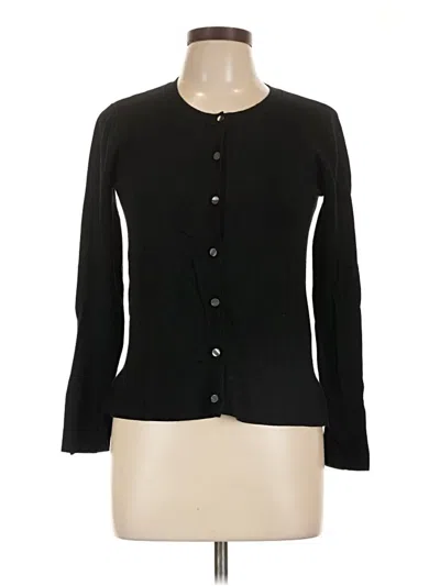 Pre-owned Susina Cardigan Sweater In Black