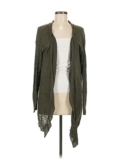 Pre-owned Susina Cardigan Sweater In Green