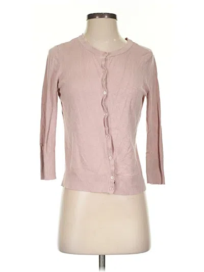 Pre-owned Susina Cardigan Sweater In Pink