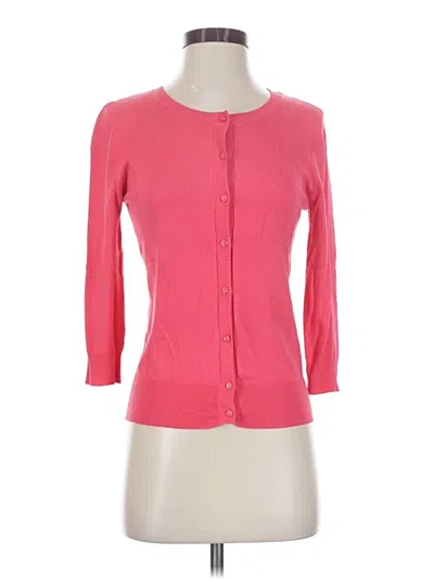 Pre-owned Susina Cardigan Sweater In Pink