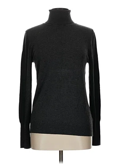 Pre-owned Susina Turtleneck Sweater In Black