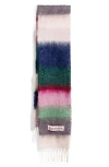 Susmie's Wool & Mohair Fringe Scarf In Multi