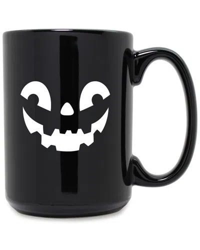Susquehanna Glass Company Jack-o-lantern Grande 15oz Black Mug