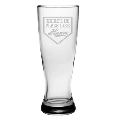 Susquehanna Glass Baseball Home Plate Grand 20 Oz. Pilsner Glass In Clear