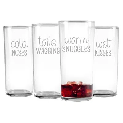 Susquehanna Glass Cold Noses Assortment Slim 16 Oz. Highball Glass In Clear