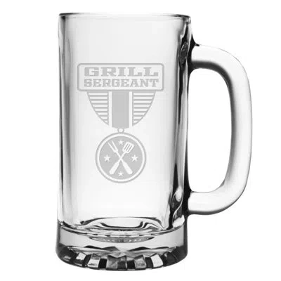 Susquehanna Glass Grill Sergeant Pub 16 Oz. Glass Beer Mug In Clear