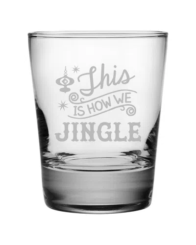 Susquehanna Glass How We Jingle Set Of Four 13.25oz Glasses