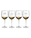 Susquehanna Glass La Ferme Set Of 4 19oz Wine Glasses