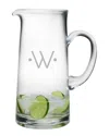 Susquehanna Glass Monogrammed 60oz Dot Tankard Pitcher, (a-z)