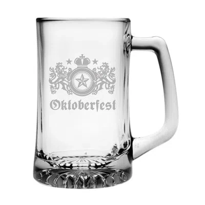 Susquehanna Glass Oktoberfest Jumbo 25 Oz. Glass Beer Mug In Clear