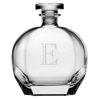 Susquehanna Glass Personalized Bormioli 23.75 Oz. Whiskey Decanter In Clear