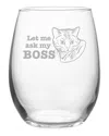 Susquehanna Glass Set Of 4 Let Me Ask My Boss Stemless Wine Tumblers