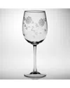 Susquehanna Glass Set Of Four 16oz Janet Handcut Wine Glasses