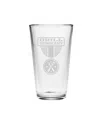 Susquehanna Glass Set Of Four Grill Sergeant 16oz Pint Glasses