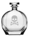 Susquehanna Glass Skull & Crossbones Luigi Bormioli Puccini Decanter