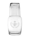 Susquehanna Glass Vintage Bee Night Bottle Set