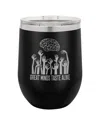 Susquehanna Great Minds Taste Alike Black Insulated Stemless Tumbler With Lid