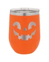 Susquehanna Jack-o-lantern Orange Insulated Stemless Tumbler With Lid