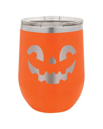 Susquehanna Jack-o-lantern Orange Insulated Stemless Tumbler With Lid