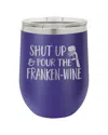 Susquehanna Pour The Franken-wine Purple Insulated Stemless Tumbler With Lid