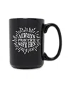 Susquehanna Practice Safe Hex Etched Black Grande Mug