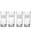 Susquehanna Set Of 4 Cocktail Hours 15oz Highball Glasses