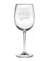 Susquehanna Set Of Four 19oz Always Time For Wine All Purpose Wine Glasses
