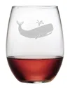 Susquehanna Set Of Four Whale 21oz Stemless Tumblers